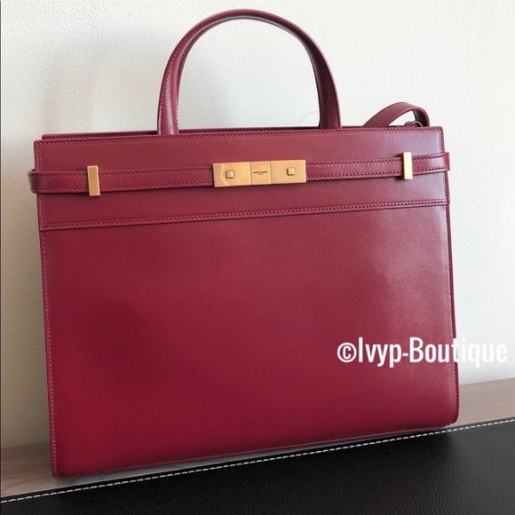 Saint Laurent Manhattan Small Smooth Leather Tote Bag - Picture 3 of 12